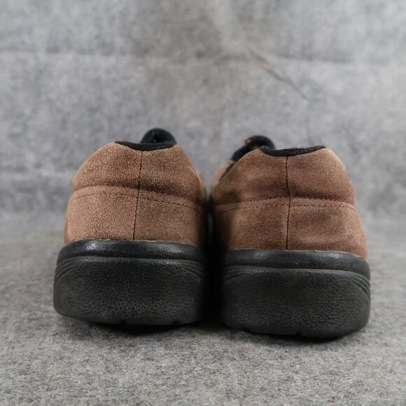 Big 5 Shoes Mens 11 Slip On Casual Moc Leather Brown Clog Astoria II Comfort - Picture 5 of 14